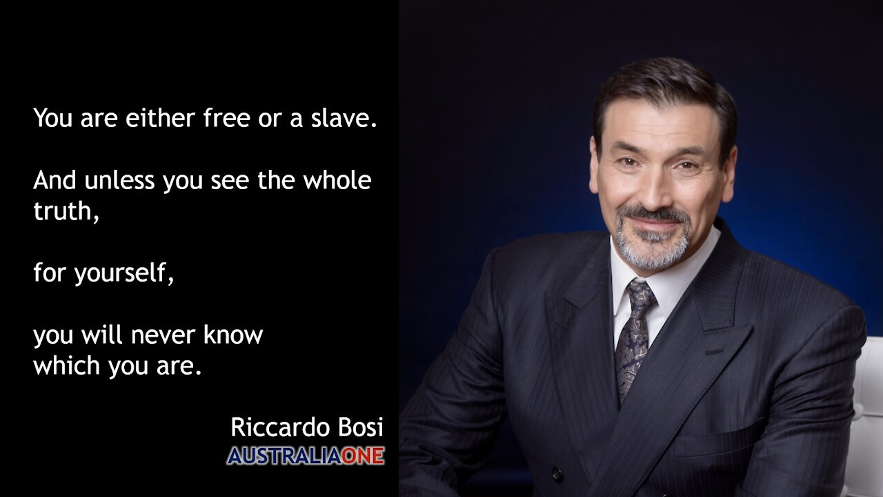 AustraliaOne Party (A1) 🇦🇺 - Riccardo Bosi - A Declaration of Sovereignty.