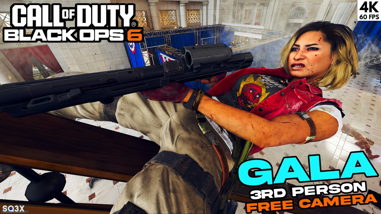 GALA in 3rd Person FREE CAMERA 💀 CALL OF DUTY: BLACK OPS 6 Multiplayer (Gameplay) 4K60