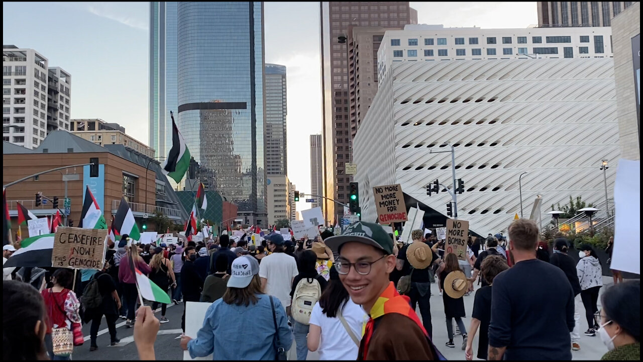 NOWCast: Ceasefire Rally and March- Downtown Los Angeles- Nov. 4th, 2023 - PEACE NOW!