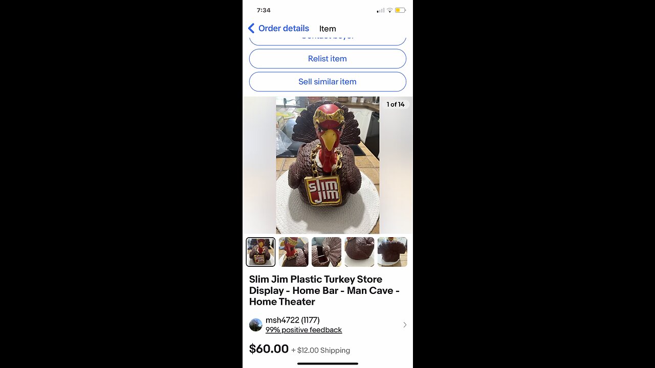 I SOLD A TURKEY on eBay
