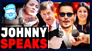 Johnny Depp Issues New Statement & Breaks The Internet After Defeating Amber Heard!