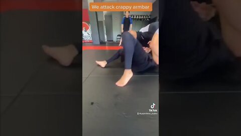 A mediocre armbar 😁#bjj #martialarts #mma