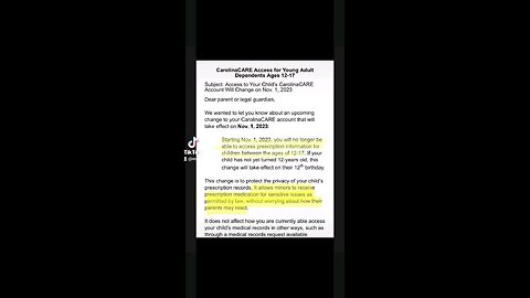 Parents Will Not Be Able To Access Child Prescription History