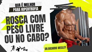 Rosca no cabo ou com halteres: qual é melhor para hipertrofia? #treino #hipertrofia #biceps