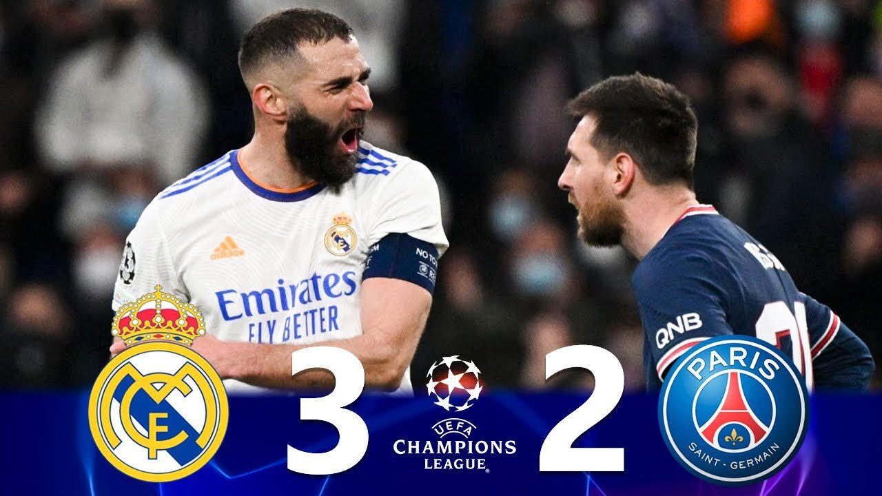 Real Madrid 3 x 2 PSG (Benzema Masterclass) ● U.C.L 2022 | Extended Highlights & Goals