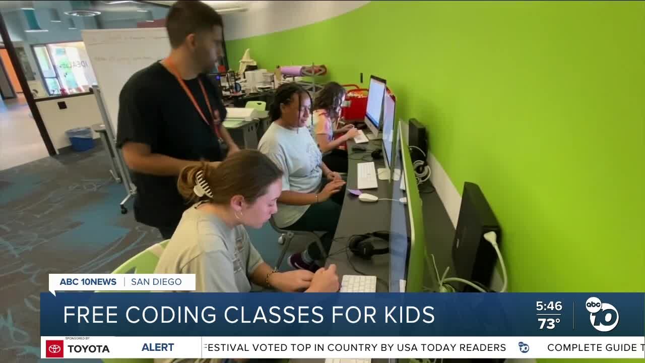 Free coding class for kids