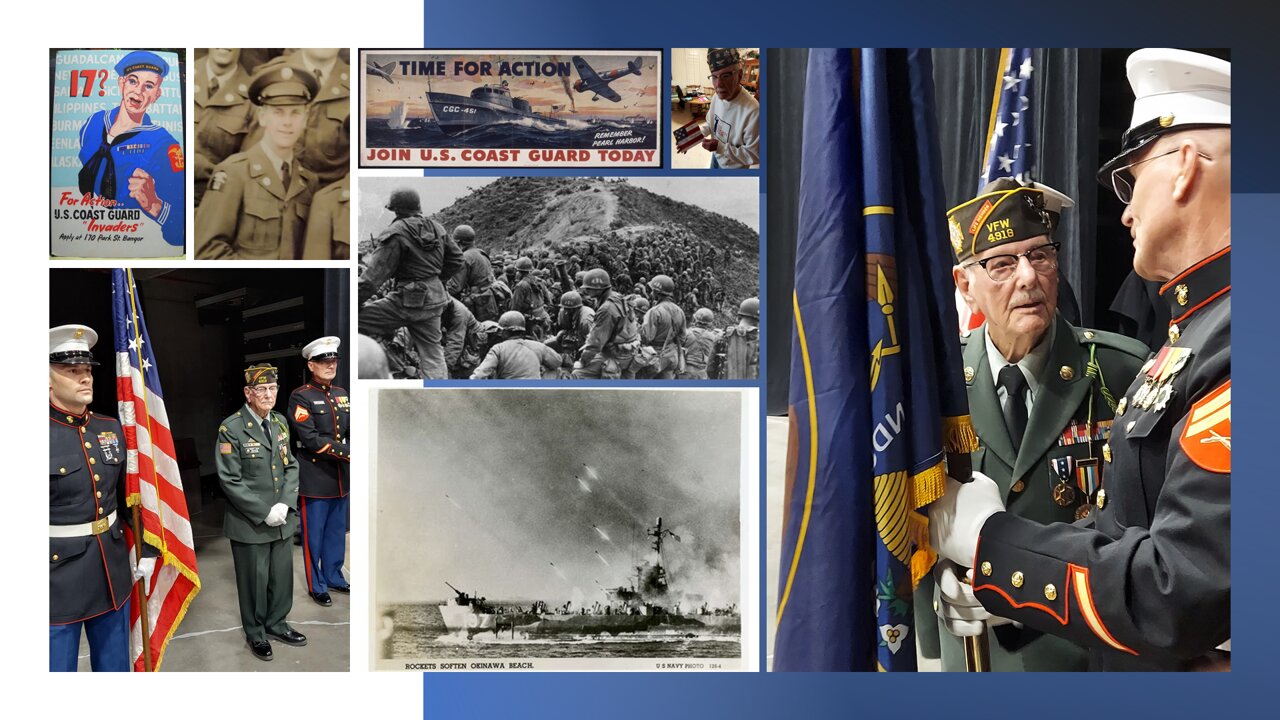 UCA - VETERAN – VFW – VETERANS DAY – WWII and Korean War Veteran is 96, War is Hell