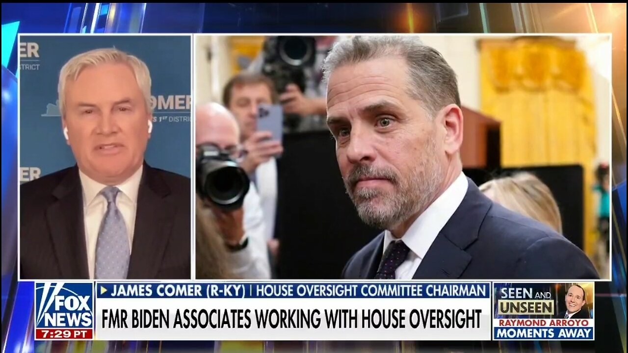 Rep Comer Questions The Biden Crime Family's LLC's