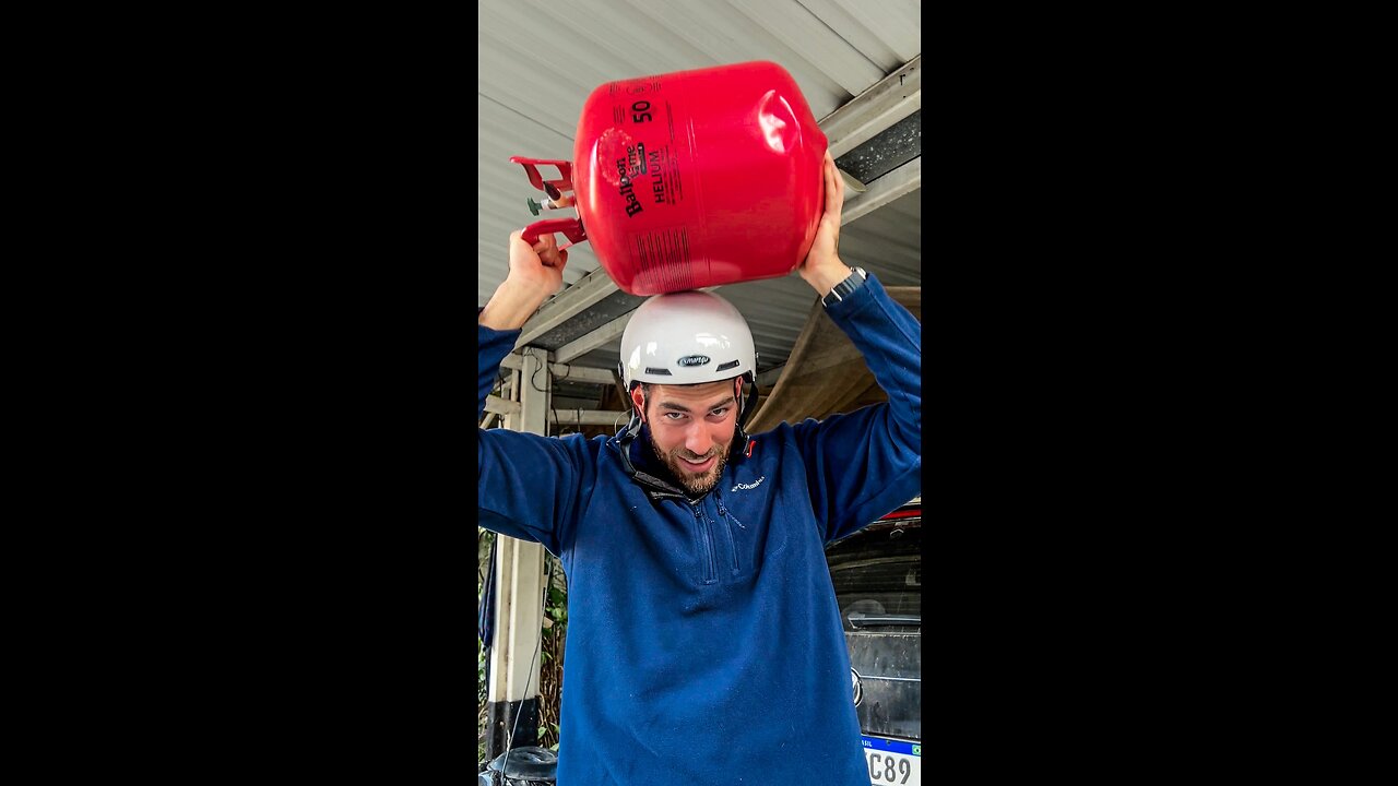 AMAZING! This helmet was hit by a gas canister and came out intact 🤯