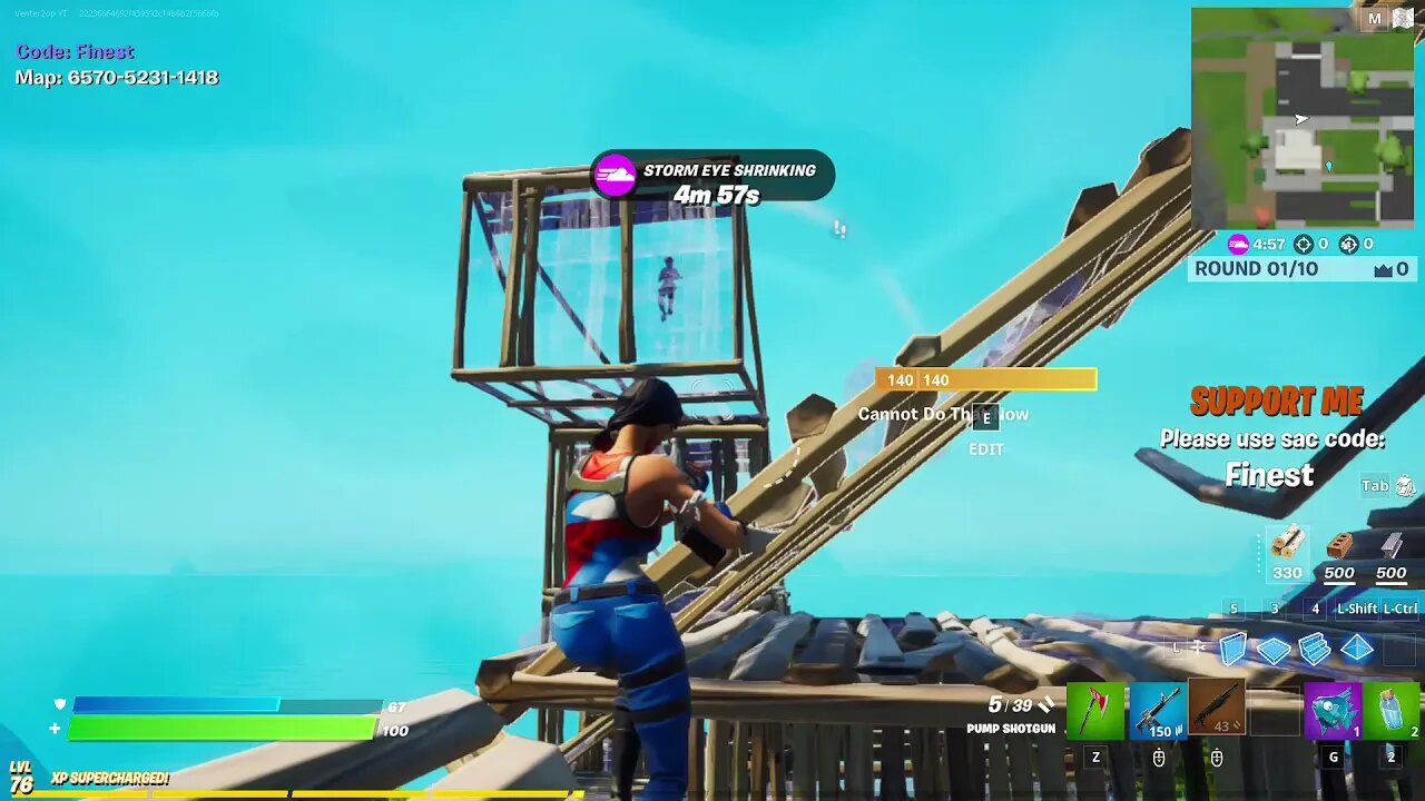 The Craziest 200 Pump Jump Shot In 2v2s