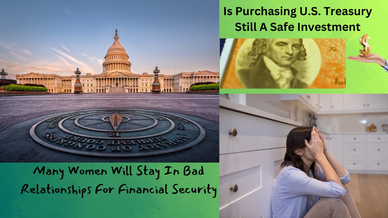 Many Women Will Stay In Bad Relationships Due To Financial Security | Jim Tewalt