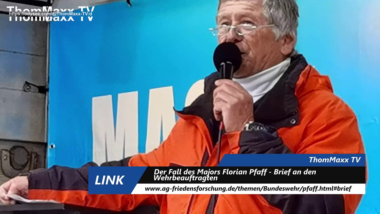 Major a.D. nennt Namen der wahren Kriegsverbrecher - Macht-Frieden-Ostermarsch 8.4.23 (6)