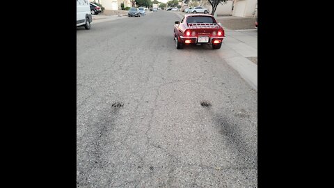 Burnout Video on '71 Vette