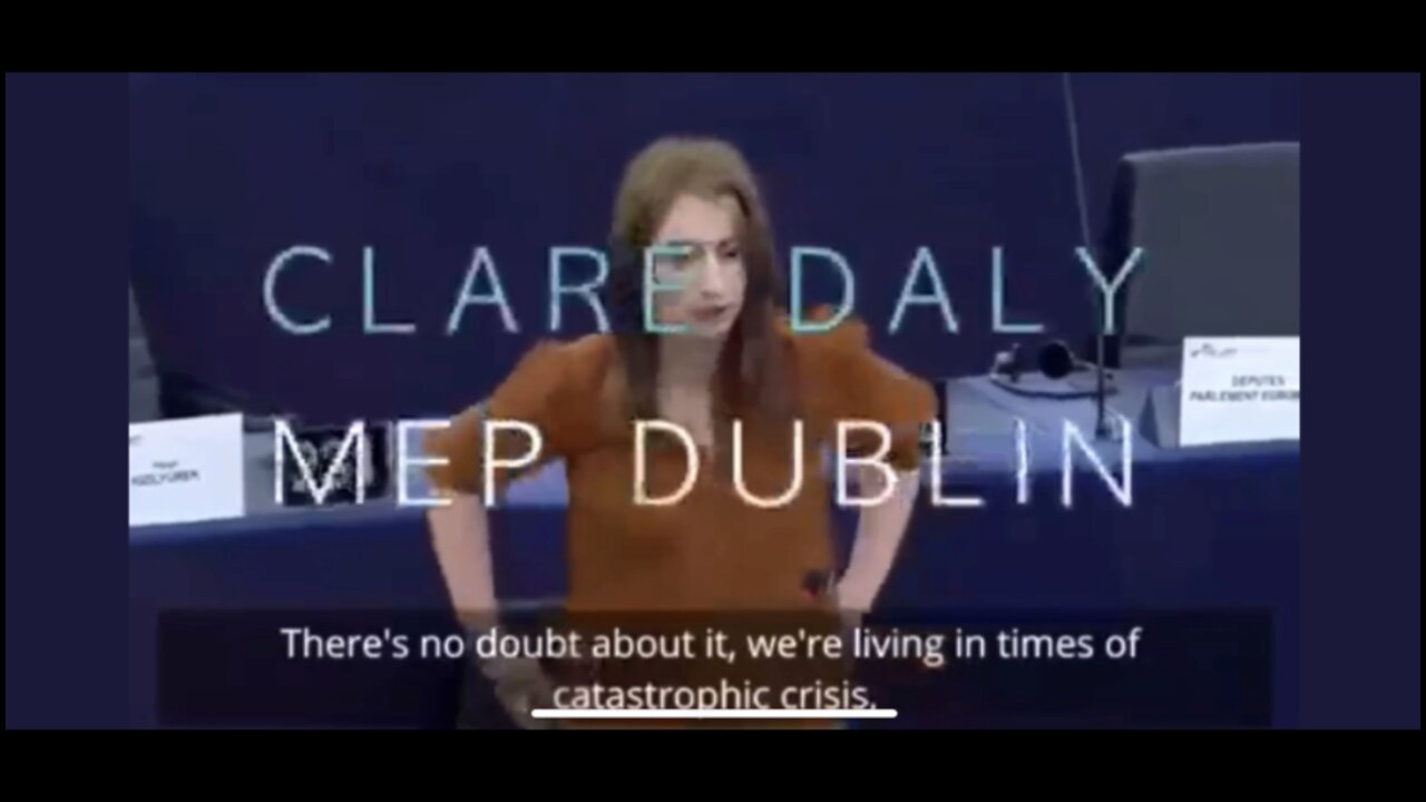 POWERFUL SPEECH | CLARE DALY | MEP DUBLIN