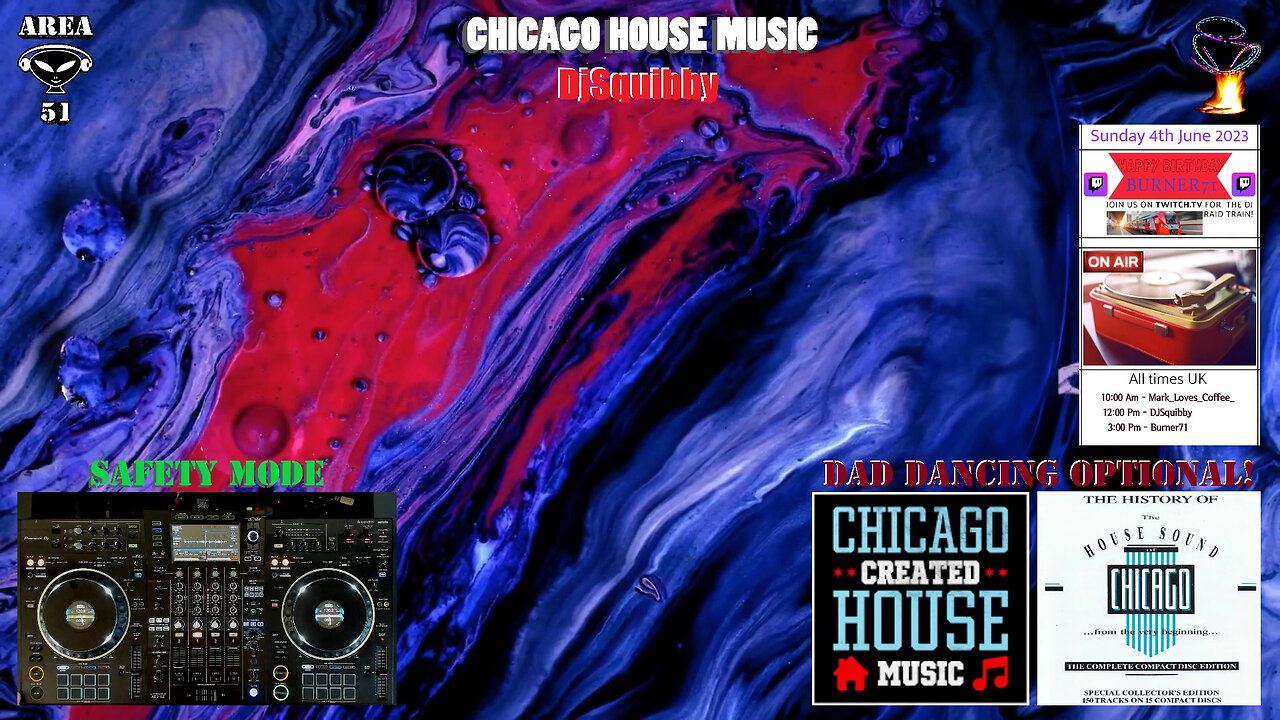 DjSquibby, The History Of The House Sound Of Chicago, Part 1-5, DJ Live Music Mix, 04-06-2023