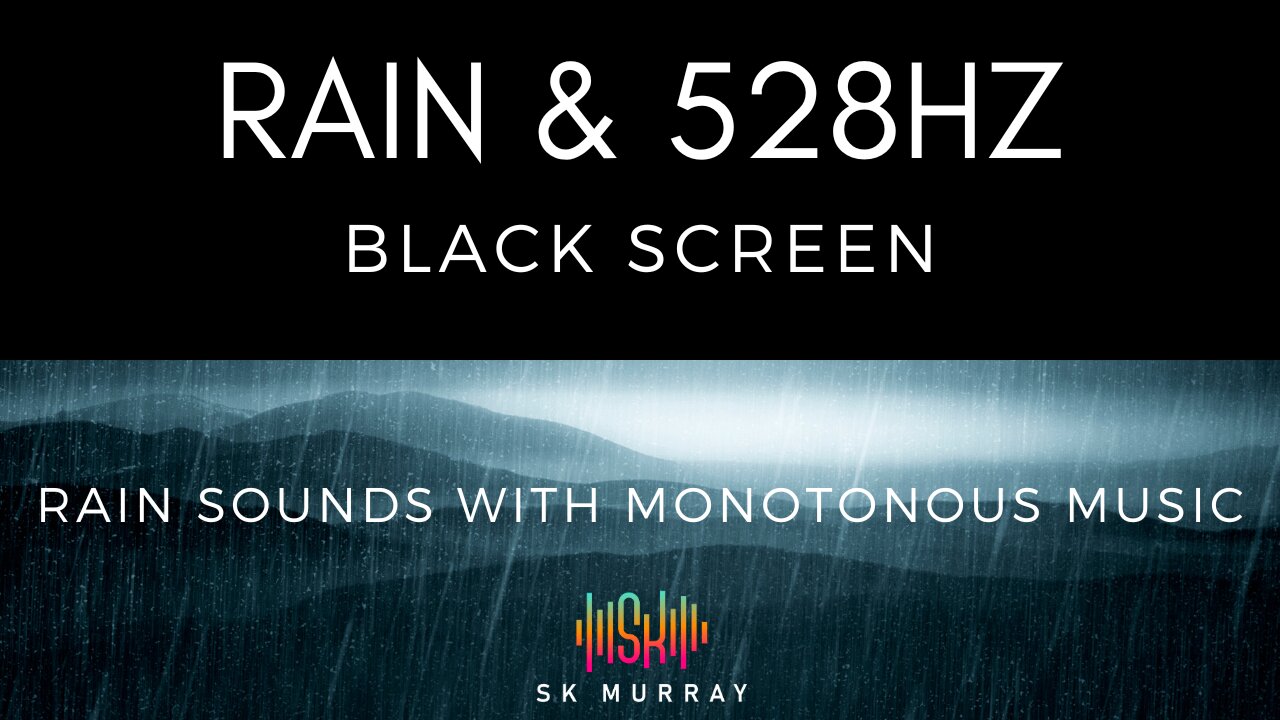 Unlock Deep Relaxation: Rain Sounds & 528Hz Monotonous Deep Sleep Music