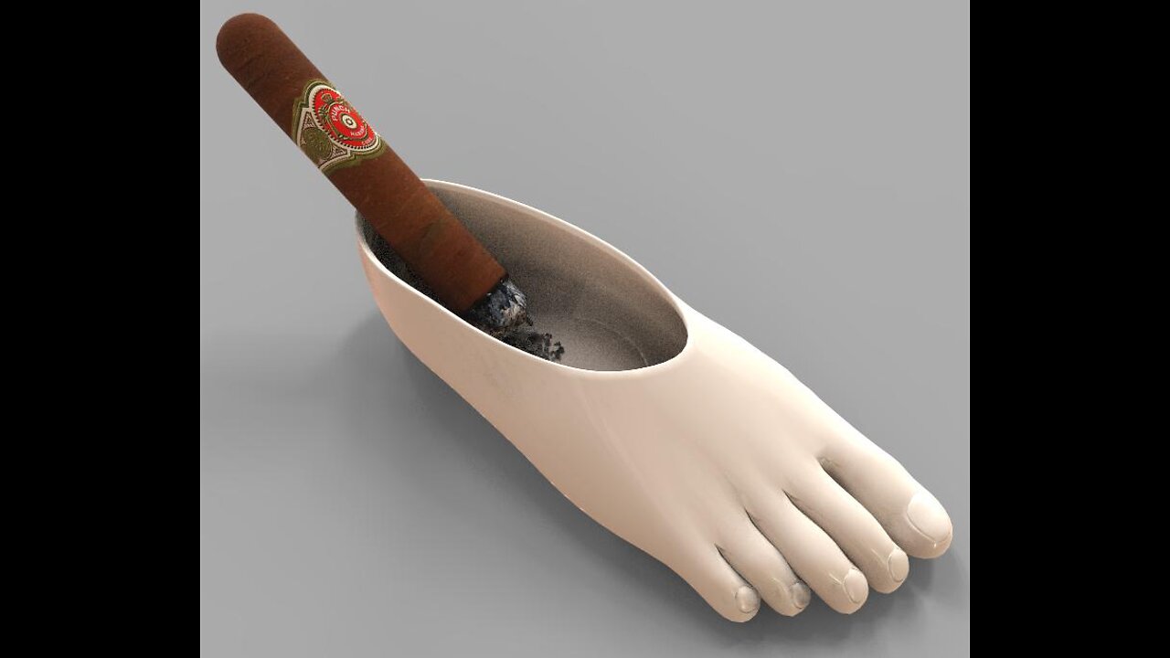 Ashtray 3D Model for 3d print