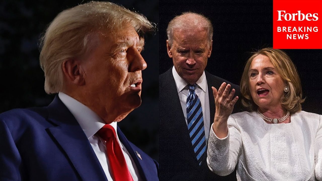 TRUMP ATTACKS BIDEN, BILL & HILLARY CLINTON, DICK CHENEY, AND GEORGE W. BUSH AFTER ARRAINGMENT