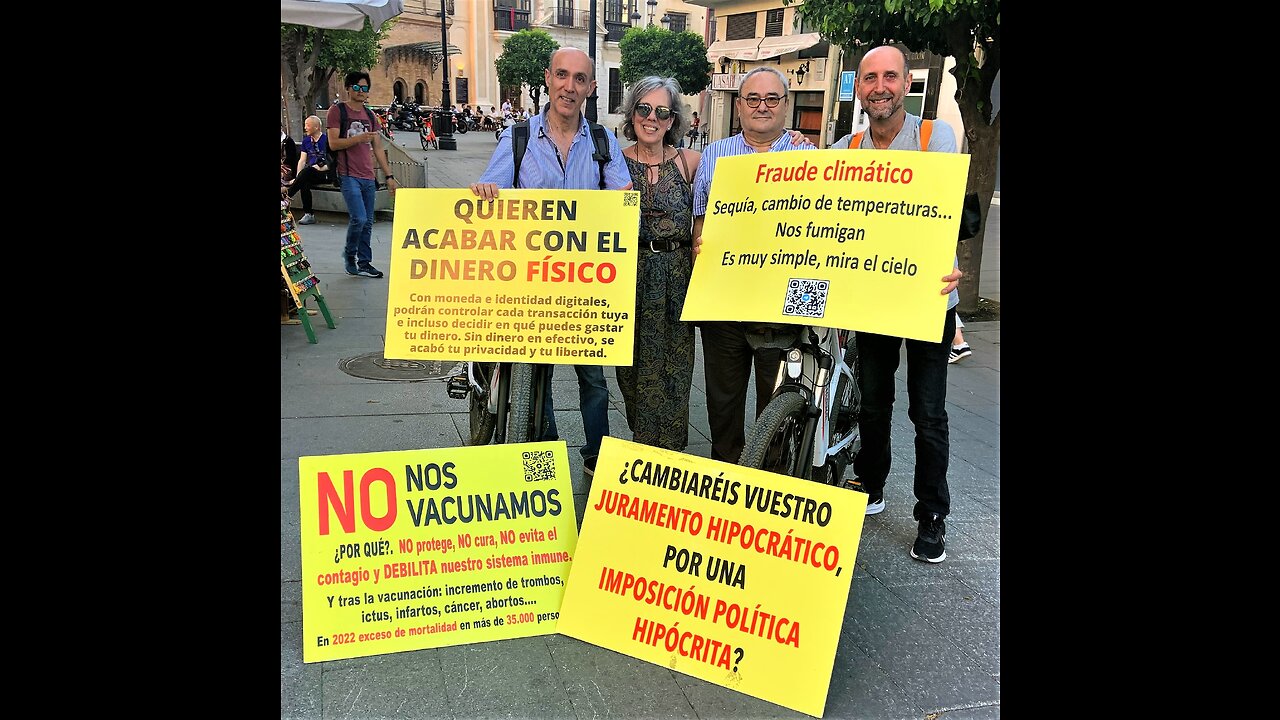 12) PANCARTAS AMARILLAS EN SEVILLA -SÁBADO 6 DE MAYO 2023