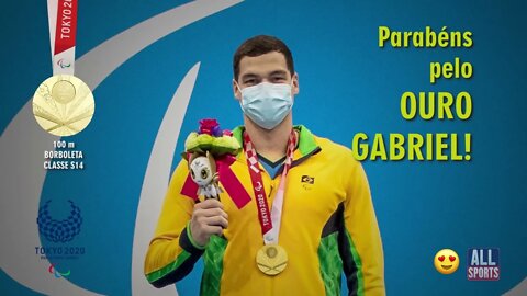 🥇Parabéns pelo ouro e pelo recorde paraolímpico Gabriel Bandeira.