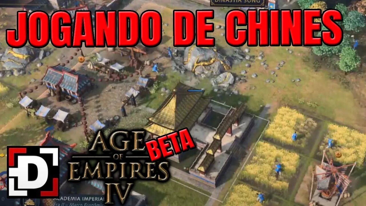 Jogar de Chinês é muito diferente no Age of Empires 4