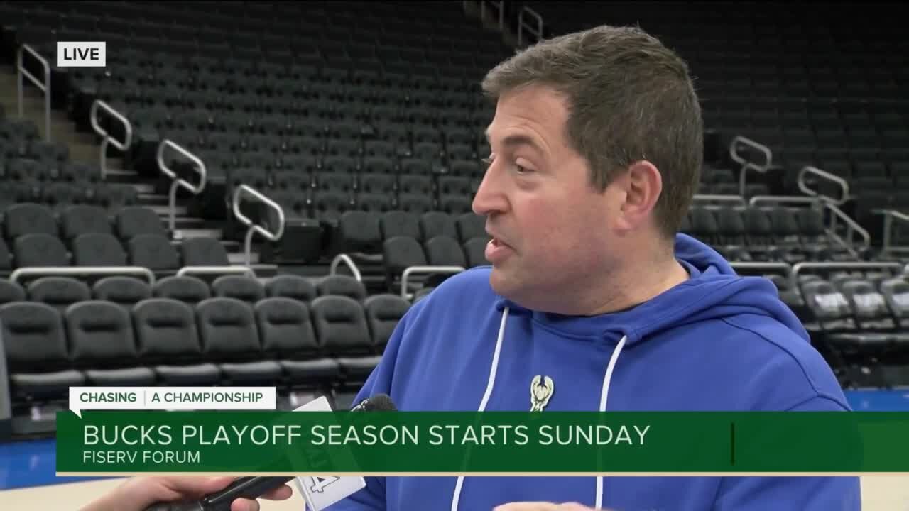 Bucks President Peter Feigin talks NBA Playoffs