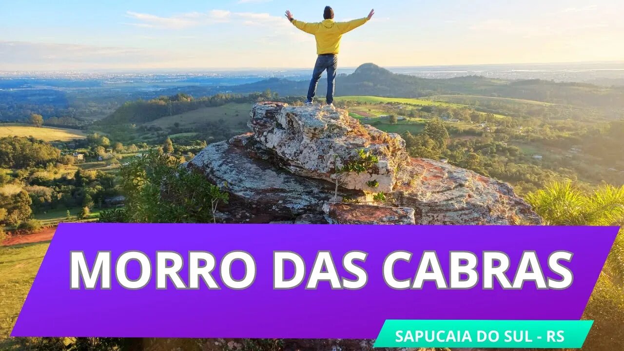 Morro das Cabras / Sapucaia do Sul - trilha e uma vista espetacular! #tendeuecoisarada