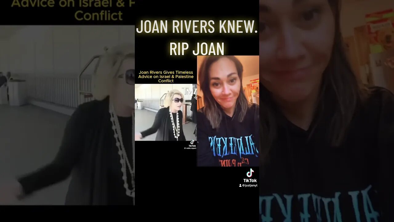 JOAN RIVERS KNEW TOO MUCH #viral #trending #israel #hamasattack #joanrivers #news #viralvideo #usa