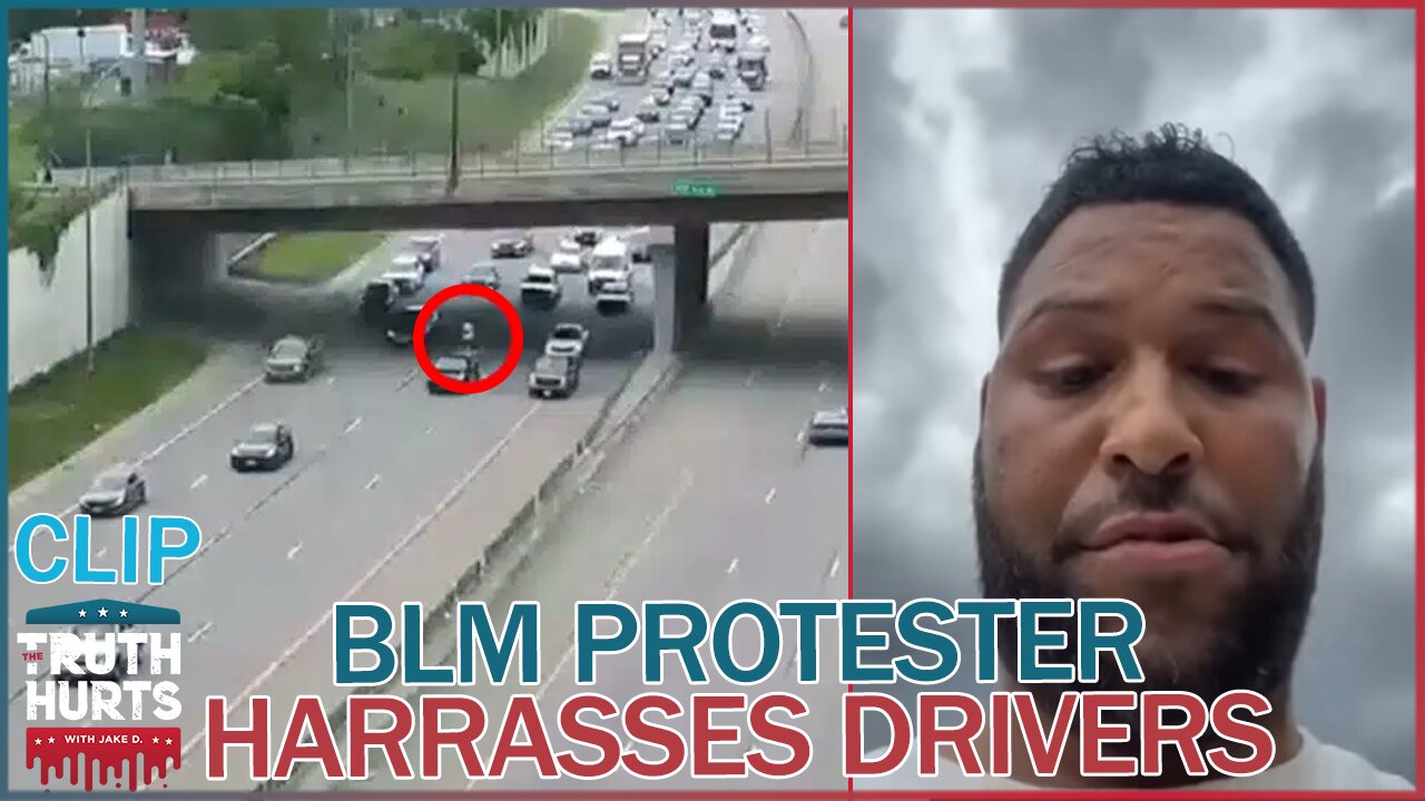 BLM Protestor Blocks Traffic in Minneapolis