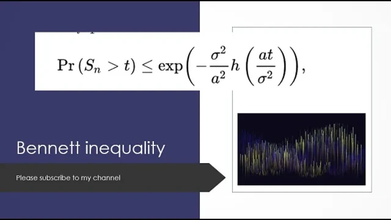 state and prove Bennett's inequality