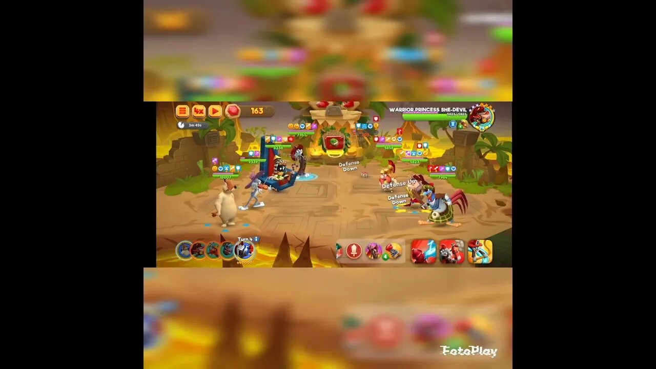How to beat Warrior team easily - Looney Tunes World of Mayhem - Subscribe for more