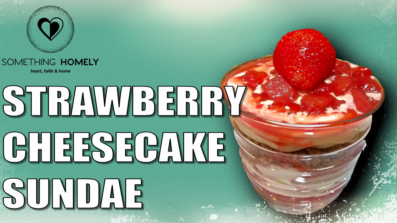 Strawberry Cheesecake Sundae