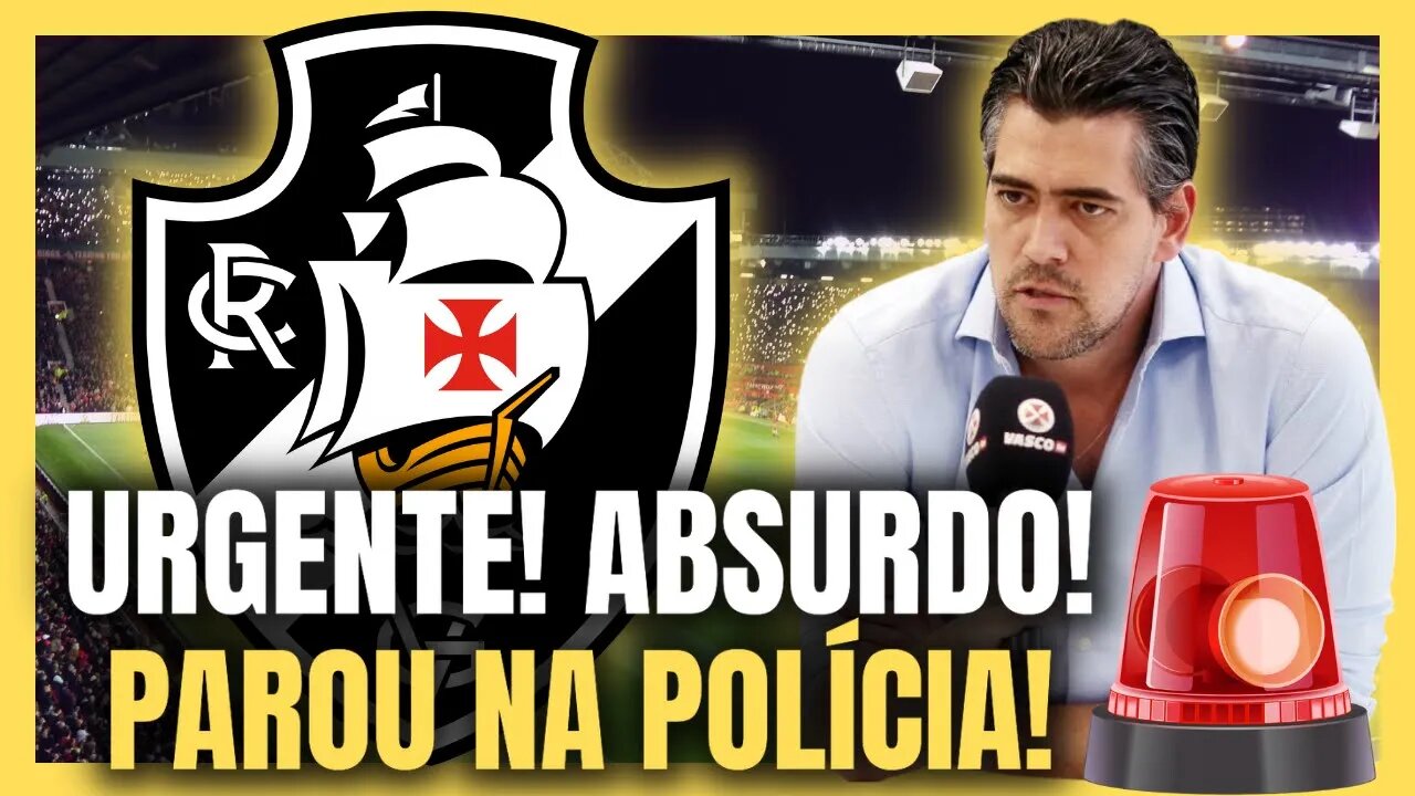 🚨 ABSURDO! AMEAÇADO DE MORTE! FOI PRA POLÍCIA! VASCO CONFIRMA NOTÍCIAS DO VASCO AGORA