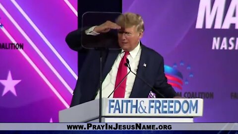 President Trump addresses Faith & Freedom Convention