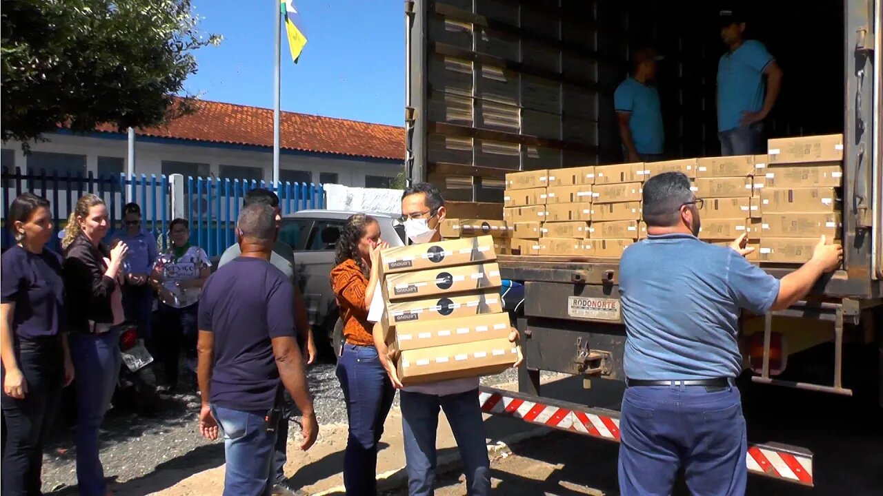 Solenidade de entrega oficial de 140 notbooks para Educação de Alta Floresta D´Oeste