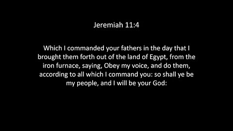 Jeremiah Chapter 11