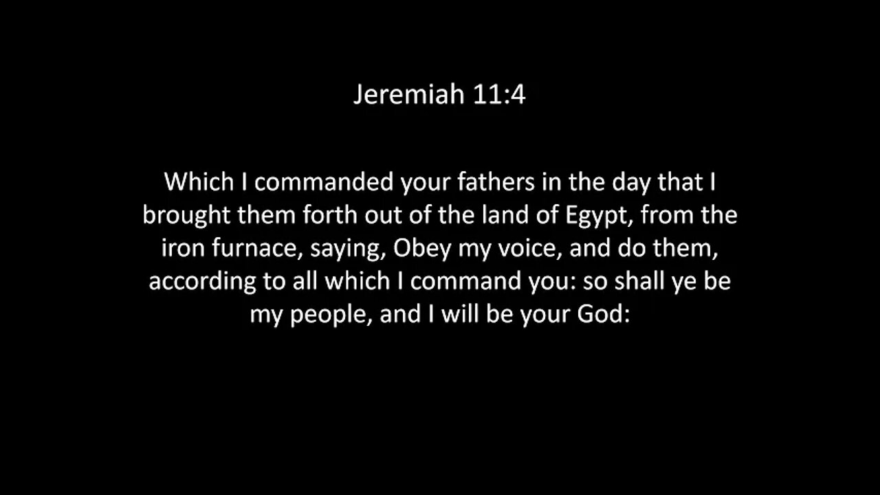 Jeremiah Chapter 11