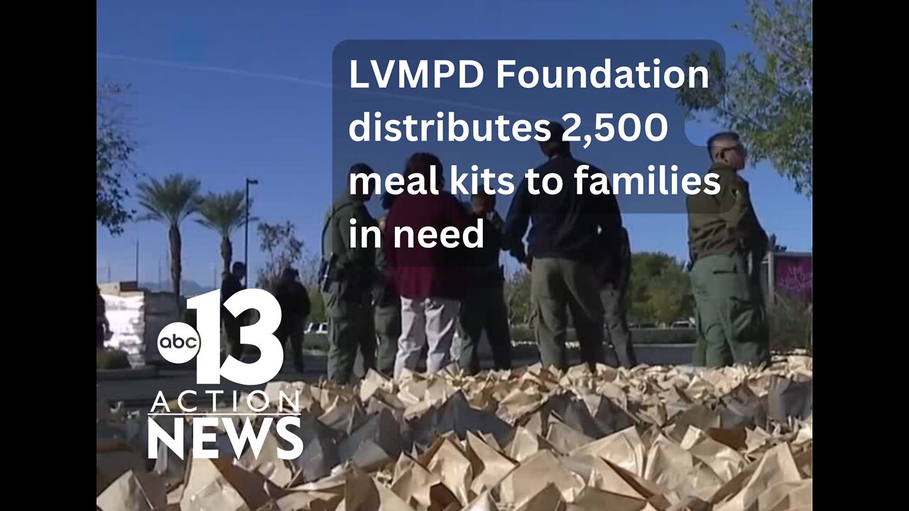 LVMPD foundation hands out 2,500 meal kits