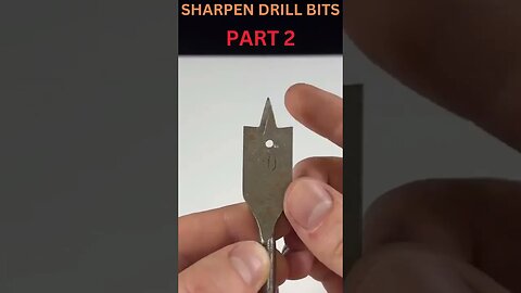 SHARPEN DRILL BITS PART 2