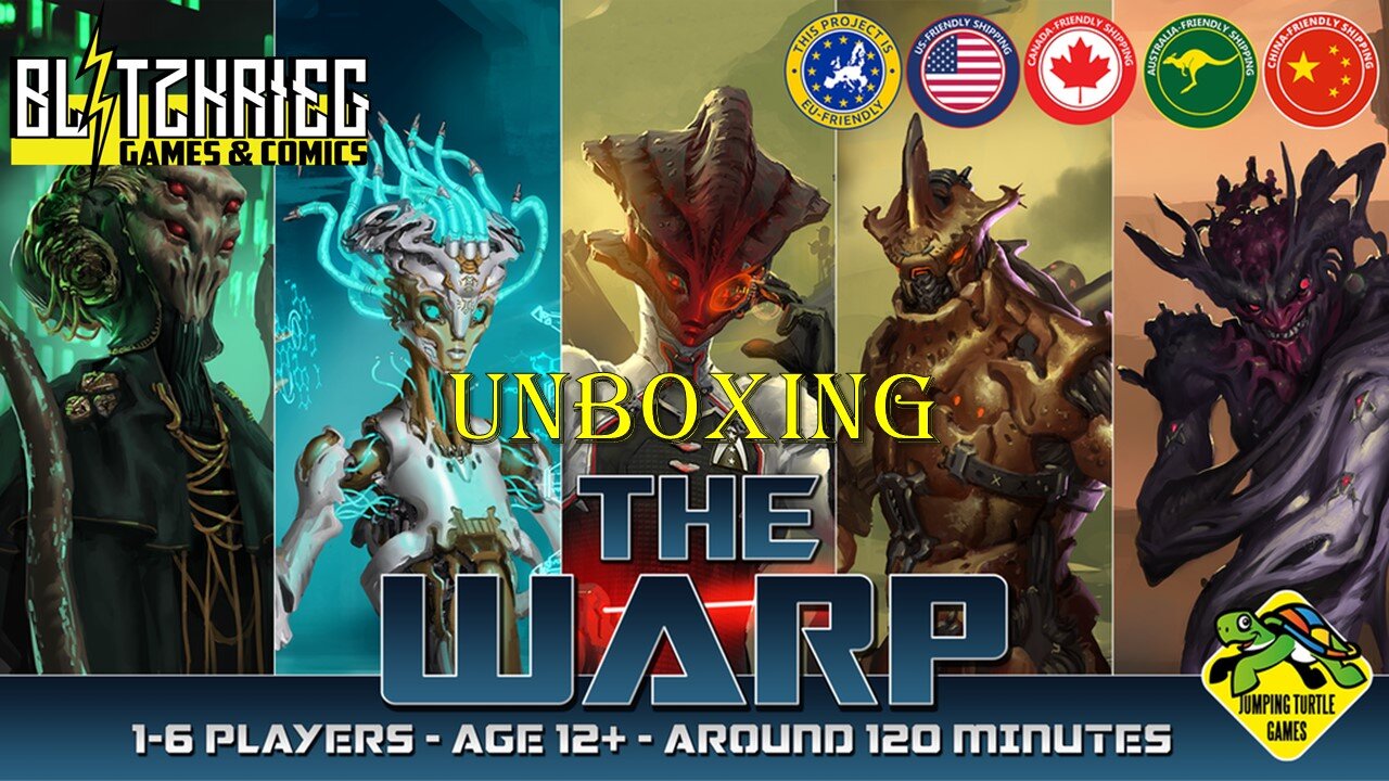 The Warp Expansions Unboxing / Kickstarter All In