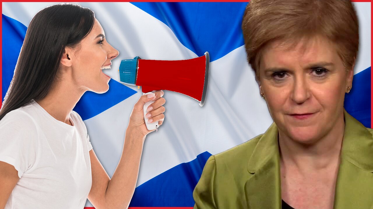 Protestor SHOUTS down Prime Minister Sturgeon over gender recognition act