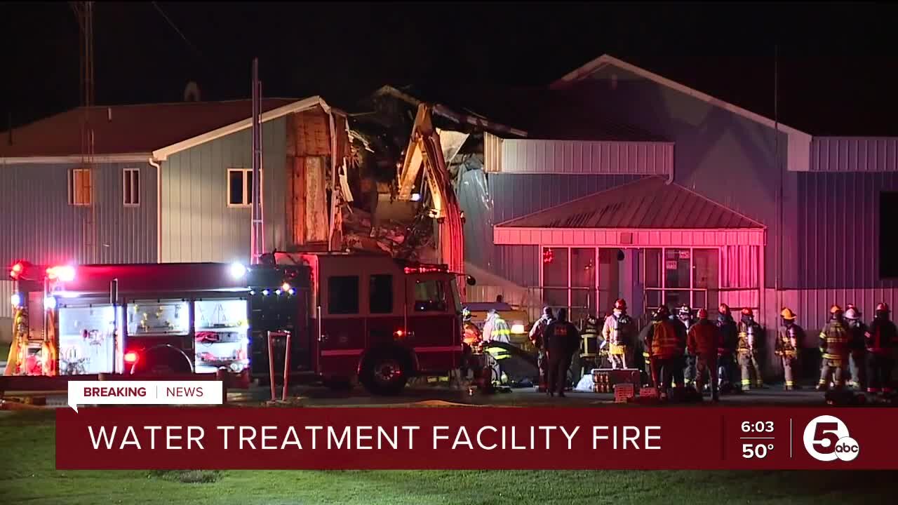 Residents in Wellington are asked to conserve water usage due to fire at water treatment facility