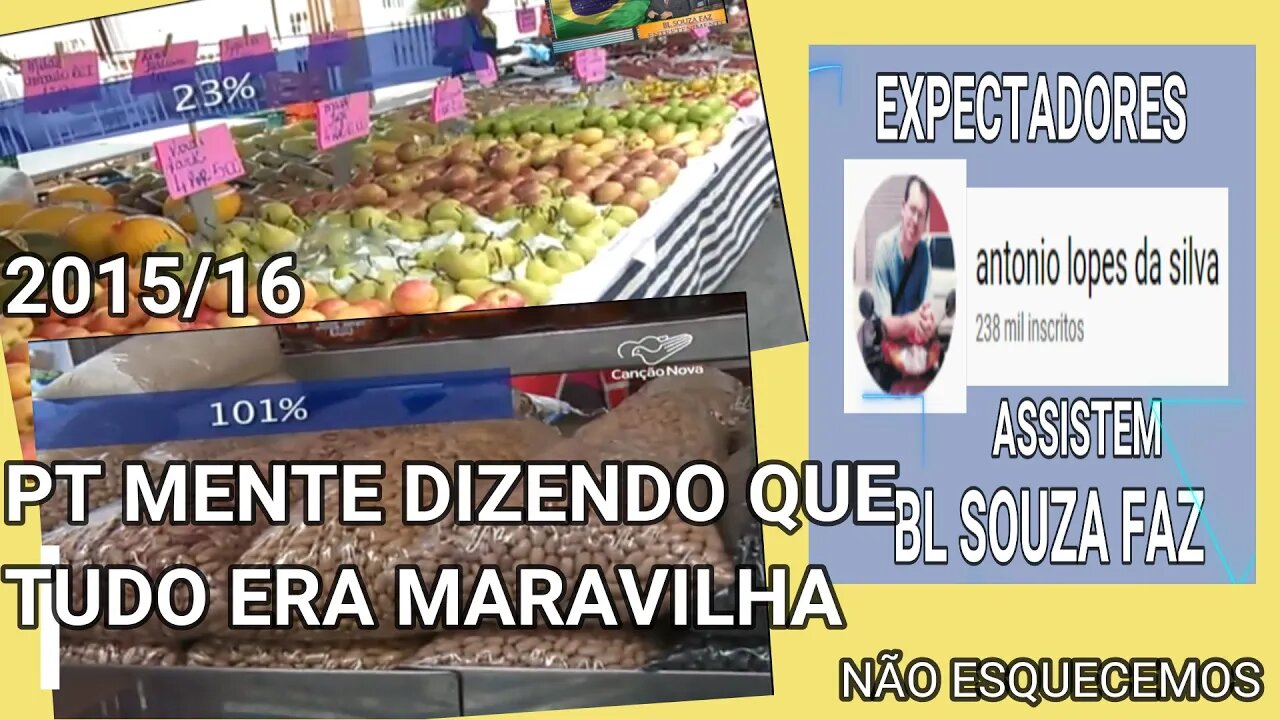 VEJAM DO QUÊ O PT FOI CAPAZ, 2015 /16 SÓ INFLAÇÃO E CORRUPÇÃO, NÃO ESQUECEMOS.