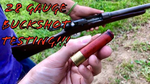 28 Gauge Buckshot Range Testing!