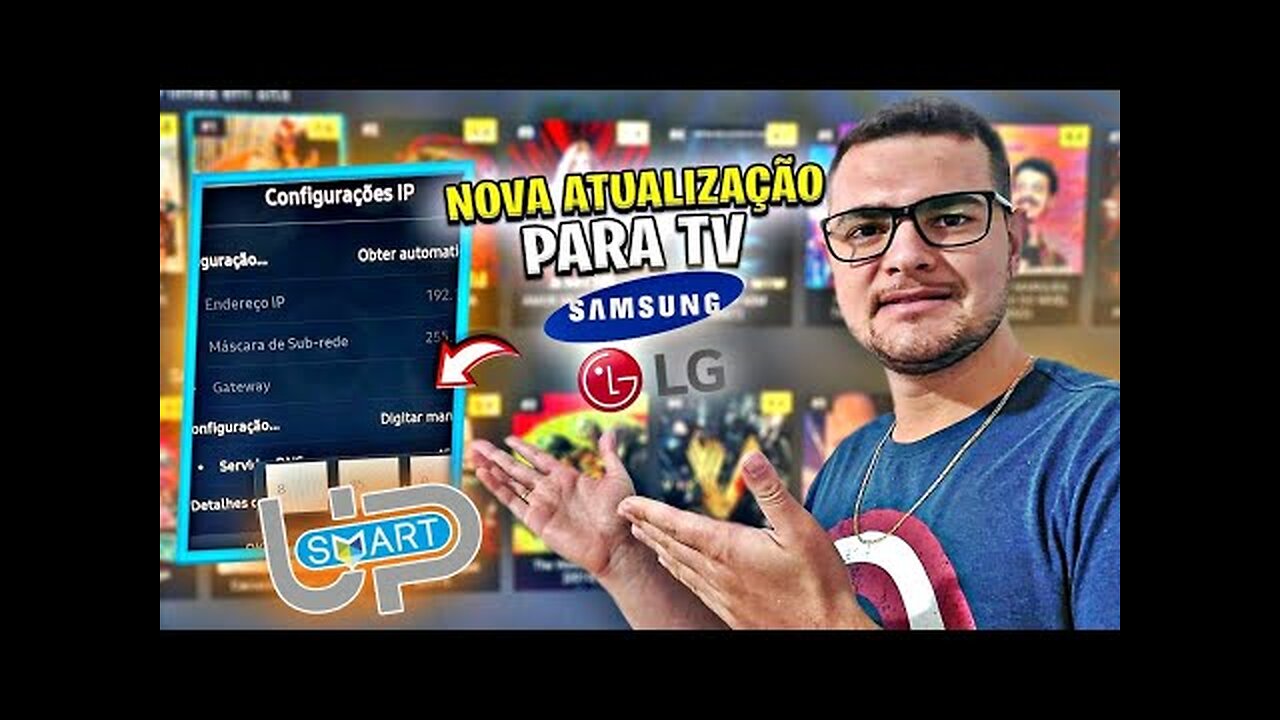 COMO CONFIGURAR E INSTALAR SMART UP NA E STB TV SAMSUNG E LG (NOVA VERSÃO ATUALIZADA 2023