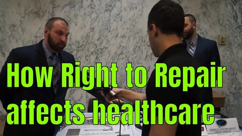 How Right to Repair affects healthcare costs, hospitals & medical industry - interview from 2018