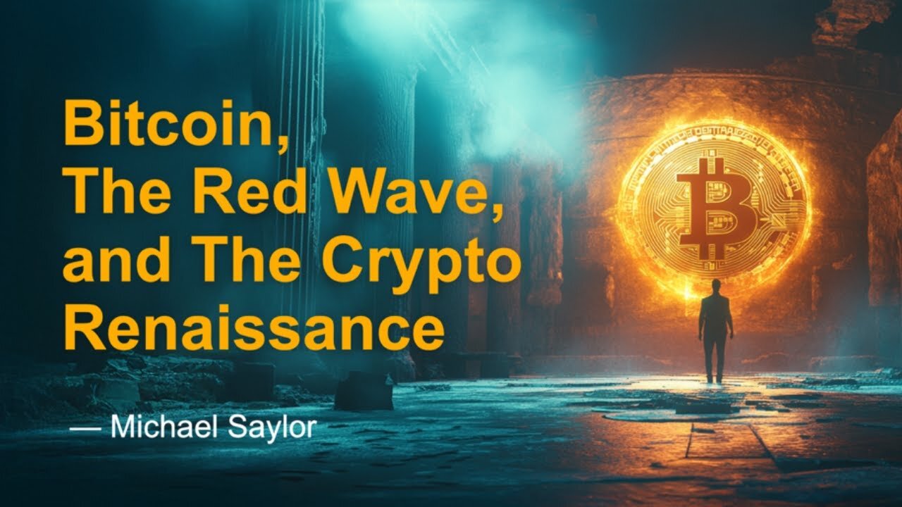 Bitcoin, The Red Wave, and The Crypto Renaissance - Michael Saylor Speaks at Cantor Fitzgerald 🪙📈⬆