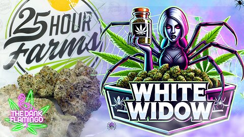 Trying White Widow THCa from 25 Hour Farms! The Dank Flamingo Cannabis Review!!