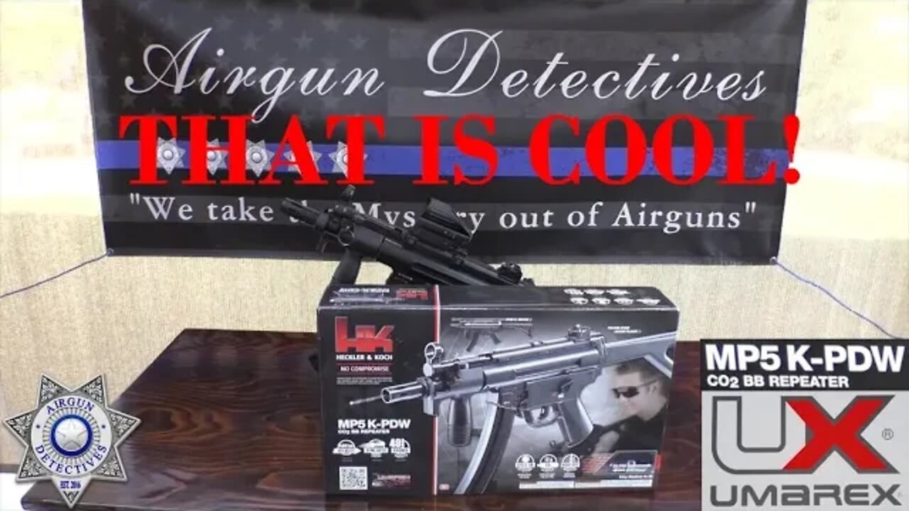 HK MP5 K-PDW CO2 .177 Cal. Steel BB Repeater "Full Review" by Airgun Detectives