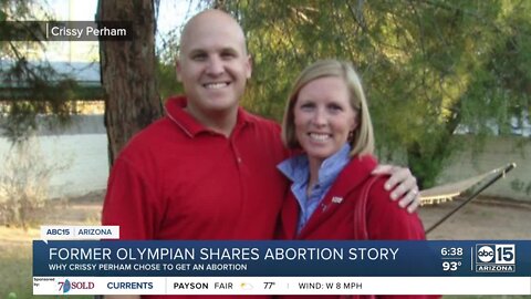 Former olympian shares abortion story